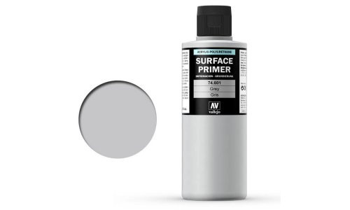 Vallejo Surface Primer Color Grey 200ml AV74601