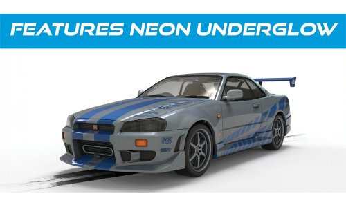 Scalextric 1/32 Nissan Skyline GT-R (R34) - 2 Fast 2 Furious Slot Car C4674