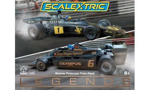 Scalextric C4684A Ronnie Peterson Lotus - Twin Car Pack 1/32 Slot Car