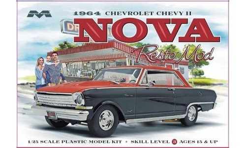 Moebius MO2321 1964 Chevy II Nova Resto Mod 1/25 Plastic Model Kit