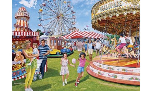 Ravensburger RB00173-7 Vintage Fairground Fun Puzzle 1000 Pieces