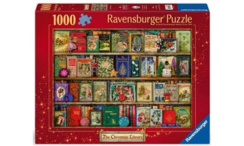 Ravensburger RB00324-3 The Christmas Library Puzzle 1000 Pieces