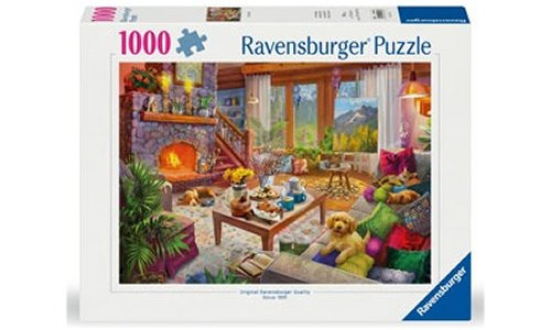 Ravensburger RB00293-2 Cozy Cabin 1000 Pieces