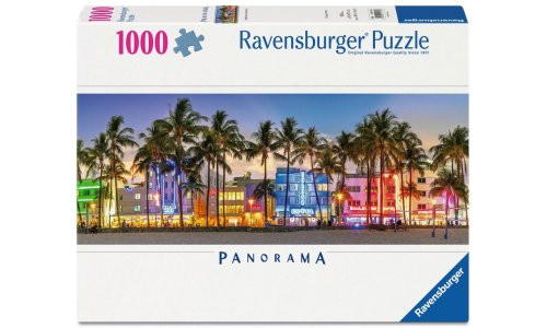 Ravensburger RB01710-3 Night Glow On Ocean Drive 1000 Pieces