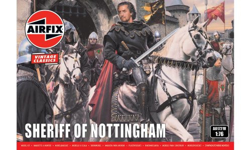 Airfix 1/76 Sheriff Of Nottingham A01721V Plastic Figure Model Kit