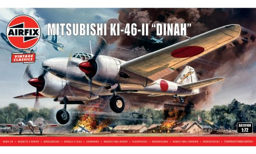 Airfix 1/72 Mitsubishi Ki-46-II Dinah A02016V Plastic Aircraft Model Kit