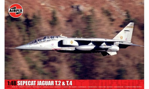 Airfix 1/48 SEPECAT Jaguar T.2 and T.4 A11011 Plastic Aircraft Model Kit