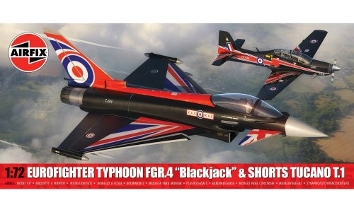 Airfix A40003 Eurofighter Typhoon FGR.4 "Blackjack" & Shorts Tucano T.1 - Twin Pack 1/72 Plastic Model Kit