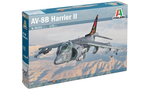 Italeri 1/72 AV-8B Harrier II 90193 Plastic Aircraft Model Kit