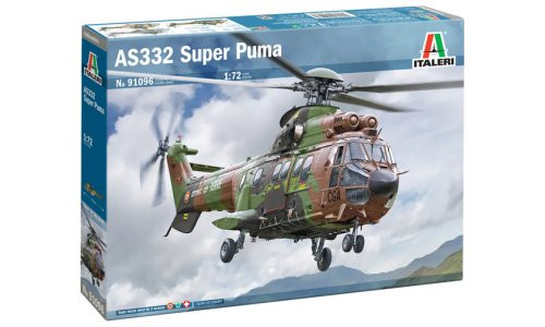Italeri 1/72 AS332 Super Puma 91096 Plastic Helicopter Model Kit