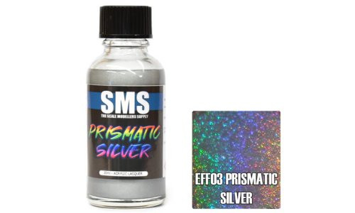 SMS EFF03 Effects Prismatic Silver 30ml Lacquer Model Paint