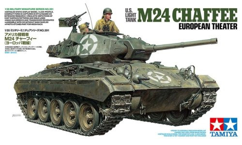 Tamiya 1/35 Us Light Tank M24 Chaffee 35391 Plastic Model Kit