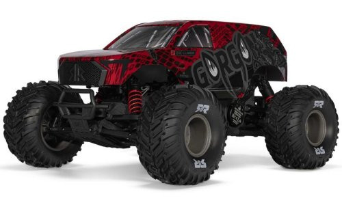 Arrma ARA3530T2 1/10 Gorgon 223S 2WD RTR Brushless Monster Truck, Red/Black
