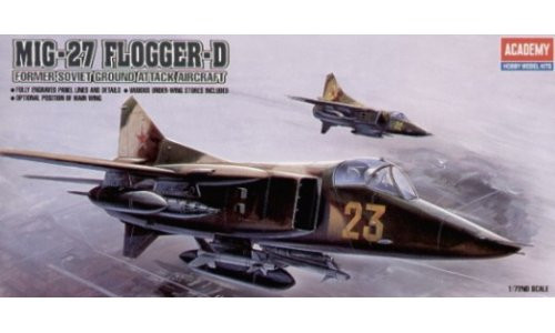Academy 12455 M-27 Flogger-D 1/72 Plastic Model Kit
