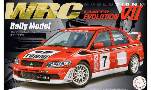 Fujimi FUJ04766 Lancer Evolution VII WRC Rally Model [ID-311] 1/24 Plastic Model Kit