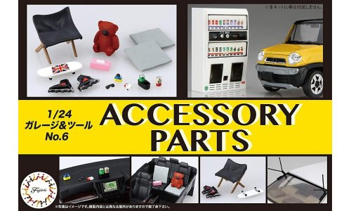 Fujimi FUJ11648 Accessory Parts (GT-6) 1/24 Plastic Model Kit
