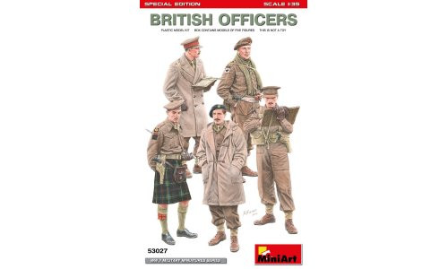 MiniArt 53027 British Officers Special Edition 1/35 Plastic Model Kit