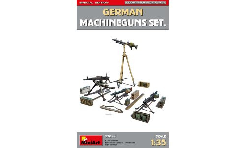MiniArt 53044 German Machineguns Set, Special Edition 1/35 Plastic Model Kit