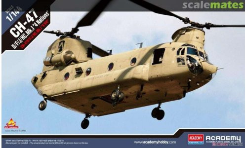 Academy 12624 CH-47D/F/J/HC.Mk.1 "4 Nations" (Aus Decals) 1/144 Plastic Model Kit