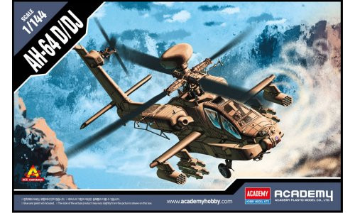 Academy 12625 AH-64D/DJ "Longbow" (Aust Decals) 1/144 Plastic Model Kit