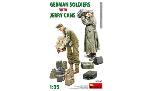 MiniArt 35286 German Soldiers W/Jerry Cans 1/35 Plastic Model Kit