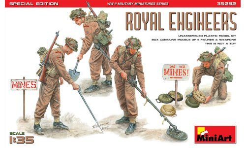 MiniArt 35292 Royal Engineers Special Edition 1/35 Plastic Model Kit