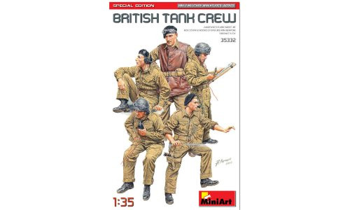 MiniArt 35332 British Tank Crew, Special Edition 1/35 Plastic Model Kit