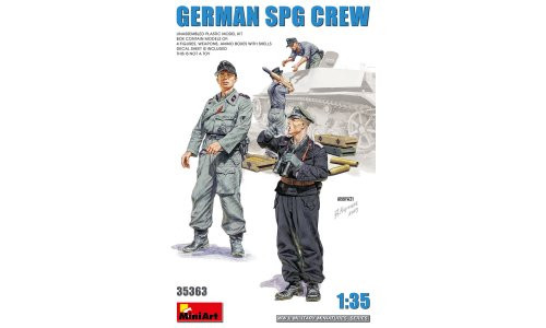 MiniArt 35363 German SPG Crew 1/35 Plastic Model Kit