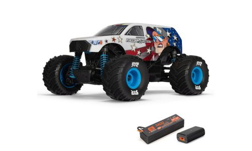 Arrma 1/16 Freedom Flyer Grom 4X4 RTR Brushed Monster Truck (Battery & Charger Included), White ARA2130FF