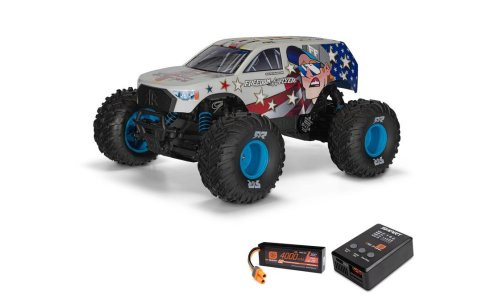Arrma 1/10 Freedom Flyer 223S 2WD RTR Brushless Monster Truck (Battery & Charger Included), White ARA3530SFFT1