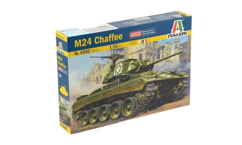 Italeri 6502 1/35 M24 Chaffee Light Tank Plastic Model Kit