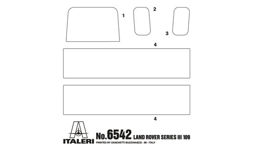Italeri LAND ROVER SERIES III 109 "Guardia Civil" Plastic Model Kit 6542S