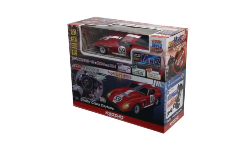 Kyosho First Mini-Z Shelby Cobra Daytona with detailed classic race car styling and compact RC design