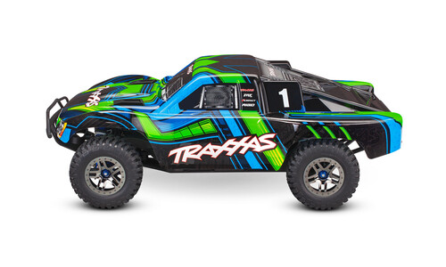 Traxxas Slash 4x4 Ultimate - Green 68277-4 Side
