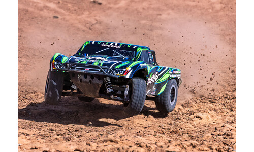 Traxxas Slash 4X4 VXL HD 1/10 Brushless Short Course Truck - Green 68386-4GRNEEN Action