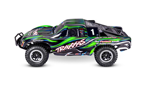 Traxxas Slash 4X4 VXL HD 1/10 Brushless Short Course Truck - Green 68386-4GRNEEN