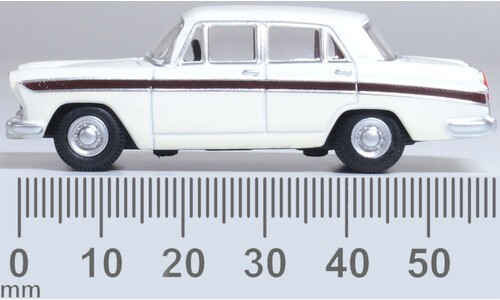 Austin Cambridge Snowberry White/Embassy Maroon Oxford Diecast 76ACF007 Limited Edition Model
