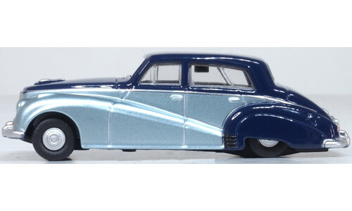 Oxford Diecast 76AS005 Armstrong Siddeley Star Sapphire Dark Blue/Light Blue Metallic Diecast Model