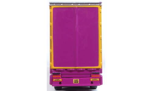 Paulos Circus ERF EC Box Trailer Oxford Diecast 76EC005 Scale Collectible