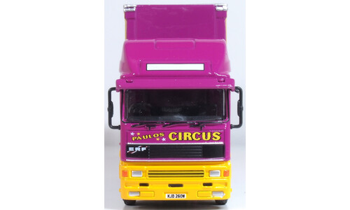 Oxford Diecast 76EC005 Paulos Circus ERF EC Box Trailer Diecast Model