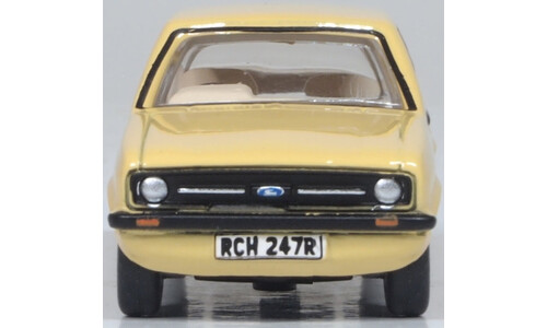 Oxford Diecast 76ESC005 Ford Escort Mk2 Sahara Beige Diecast Model