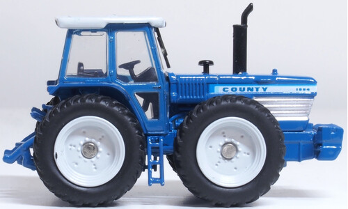 Oxford Diecast 76FCT001 Blue Ford County Tractor Miniature Replica