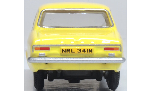 Ford Escort Mk1 Daytona Yellow Oxford Diecast 76FE004 Scale Collectible