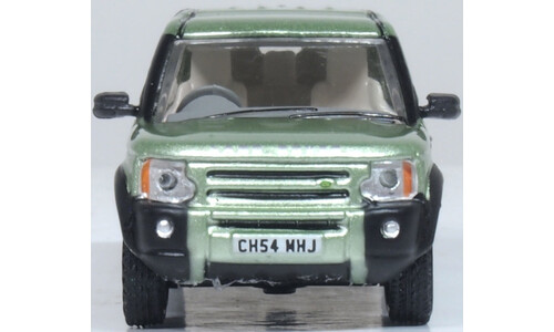 Oxford Diecast 76LRD009 Land Rover Discovery 3 Vienna Green Diecast Model