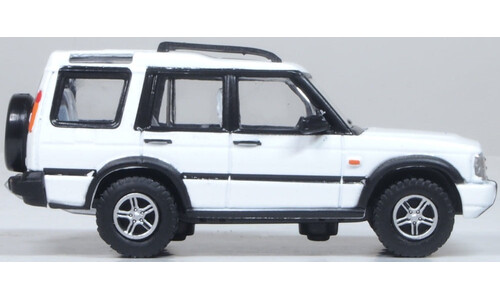 Oxford Diecast 76LRD2004 Land Rover Discovery 2 Chawton White Miniature Replica