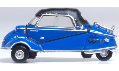 Messerschmitt KR200 Bubble Car Royal Blue Oxford Diecast 76MBC006 Display Model