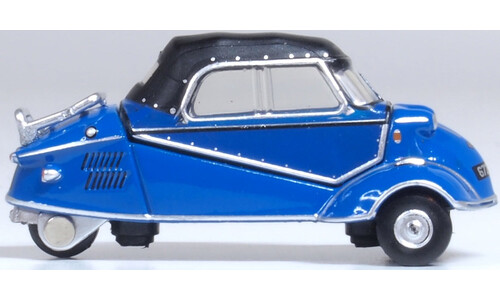 Oxford Diecast 76MBC006 Messerschmitt KR200 Bubble Car Royal Blue Miniature Replica