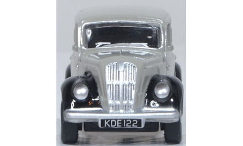 Oxford Diecast 76MES007 Morris Eight E Saloon Grey Diecast Model