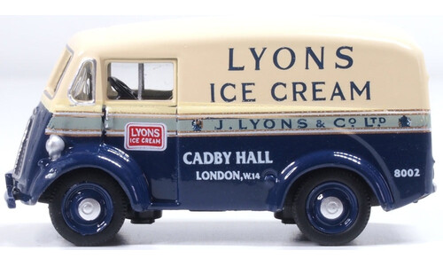 Morris J Van Lyons Ice Cream Oxford Diecast 76MJ013 Display Model