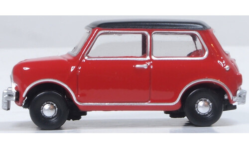 Austin Cooper Mini Tartan Red/Black Oxford Diecast 76MN012 Scale Collectible